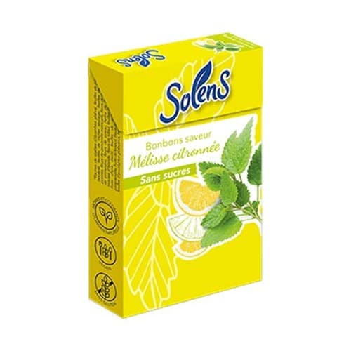 SOLENS S/SUCRE MELISSE CITRONN 50G — Pharmacie du Pilori