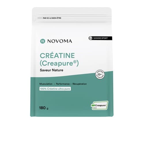 NOVOMA CREATINE NATURE PDR 180G — Pharmacie Lillenium Lille by Nexum