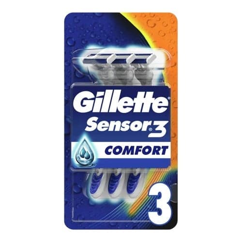 GILLETTE RAS SENSOR3 JETABLEX3 — Pharmacie Européenne 24/24 de la place de clichy