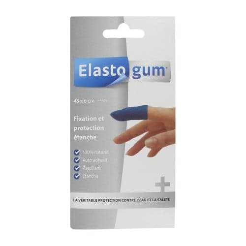 ELASTOGUM PROT ETANCH 48X6CM BLEU — Pharmacie Lafayette Bordeaux