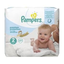 COUCH PAMPERS NEW BB SEN2 3-6KG 27 — Pharmacie de la Plaine - Saint-Denis