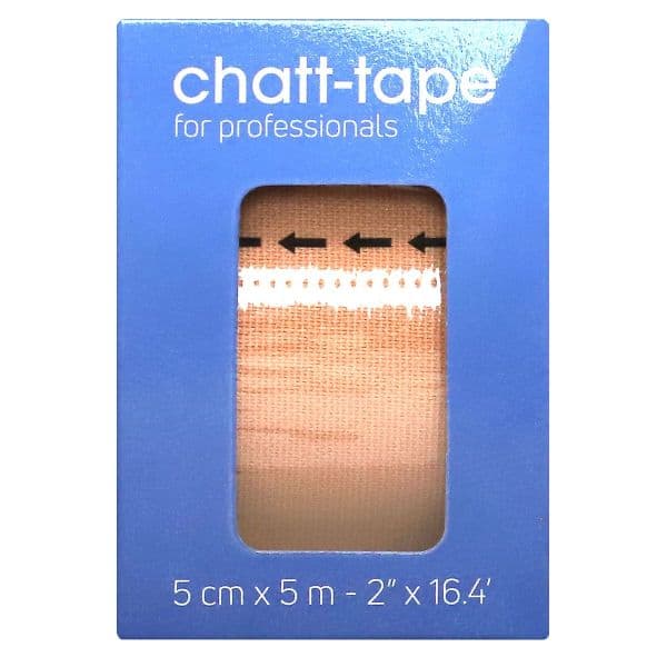 Chattanooga Chatt Tape 5m X 5cm Rouleau Beige X12 — Grande Pharmacie Lazare Carnot 7j/7