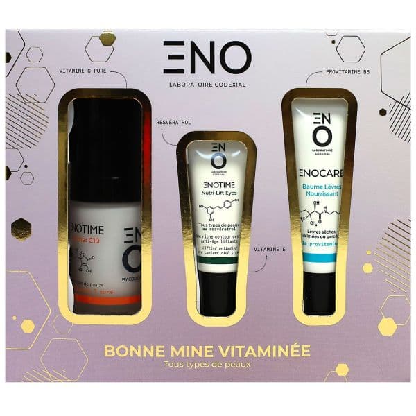 Codexial Enotime Coffret Bonne Mine Vitaminee Boosterc10- Nutrilift Mini -baume Levres 15+7+15ml — Pharmacie du Grand Vitrolles