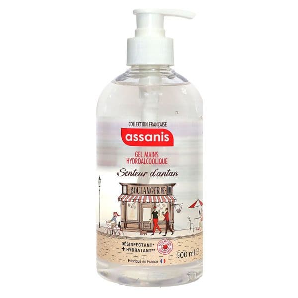ASSANIS GEL MAIN HYDRO ANTAN 500ML — Pharmacie des Vergnes Clermont-Ferrand