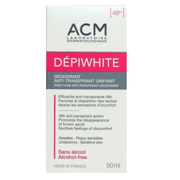 Acm Depiwhite Deodorant Antitranspirant Unifiant 50ml — Pharmacie Maritime