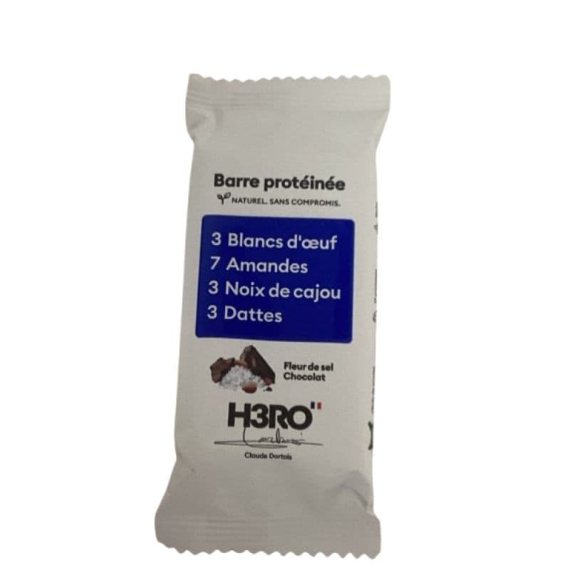 H3RO BARRE PROT FLEUR SEL CHOCO — Pharmacie Apothical Carré Sénart