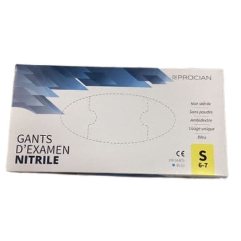 PROCIAN GANT NITRILE N/PDR S X100 — Pharmacie de la Fontaine - Valenciennes