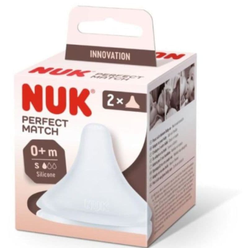 Nuk Tetine Silicone Perfect Match S X2 — Pharmacie du Pilori