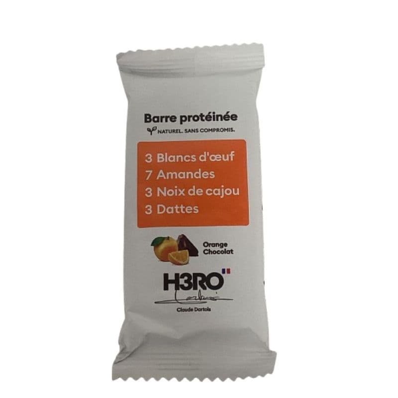 H3RO BARRE PROT ORANGE CHOCO — Pharmacie Apothical Carré Sénart